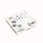 Ambiente Napkin 33 x 33 CM Blowing Away Black Set of 20